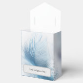 Ballotins Boîte de faveur de plume - vous pouvez ajouter vot (Ouvert)