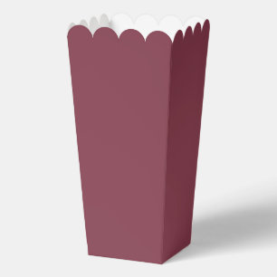 Ballotins Boîte de faveur de pop-corn Prune sauvage