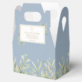 Ballotins Boîte de faveur de première communion de verdure b (Ouvert)