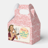 Ballotins Boîte de Faveur de Réception de Mariage de Ménagèr (Arrière)