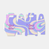 Ballotins Boîte de Faveur de Rentrée de Mariage Rétro Disco  (Déplié)