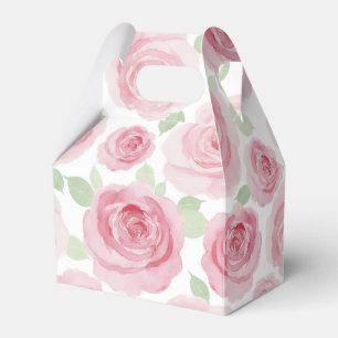 Ballotins Boîte de faveur de rose romantique