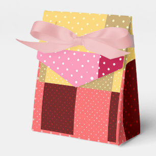 Ballotins Boîte de Faveur de Style de Points Colorés de Mono