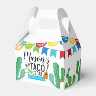 Ballotins Boîte de faveur de Taco Twosday