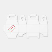 Ballotins Boîte de faveur de tampon de rendez-vous (Déplié)