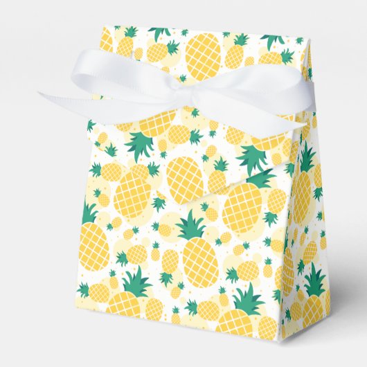 Ballotins Boîte de faveur de tente d'ananas (Verso)