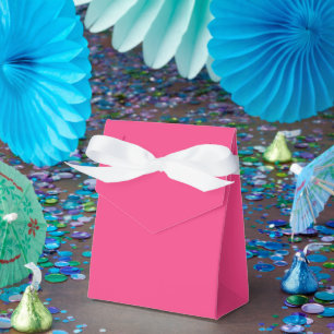 Ballotins Boîte de faveur de tente rose pour des célébration