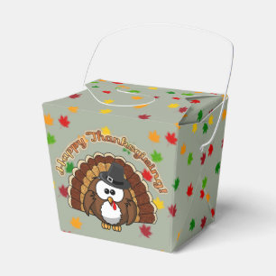 Ballotins boîte de faveur de Thanksgiving turkowl