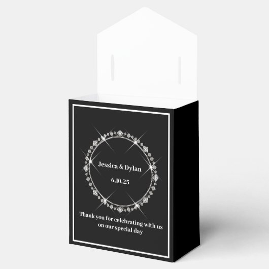 Ballotins Boîte de faveur de traitement de fête (Ouvert)