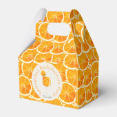 Ballotins Boîte de faveur de tranche d'orange Citrus (Verso)