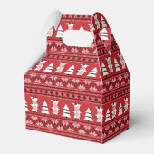 Ballotins Boîte de faveur de vache de Noël mignonne (Arrière)