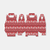 Ballotins Boîte de faveur de vache de Noël mignonne (Déplié)