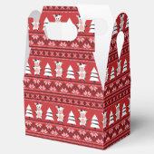 Ballotins Boîte de faveur de vache de Noël mignonne (Ouvert)