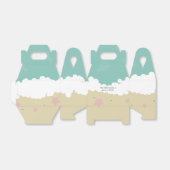 Ballotins Boîte de Faveur de Vagues de Sable d'Anniversaire (Déplié)