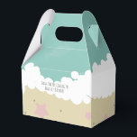 Ballotins Boîte de faveur de vagues de sable d'anniversaire<br><div class="desc">Boîtes de faveur de fête de plage Plage illustrée avec des vagues et du sable</div>