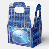 Ballotins Boîte de Faveur Décorative Bleue (Ouvert)