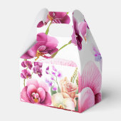 Ballotins Boîte de faveur d'explosion d'orchidée (Arrière)