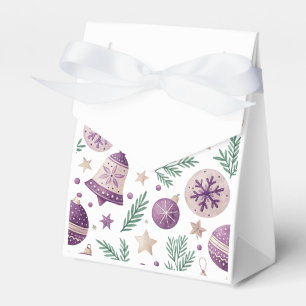 Ballotins "Boîte de faveur d'ornement et de cloche de Noël v