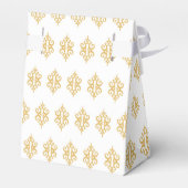 Ballotins Boîte de faveur en dentelle blanche (Arrière)