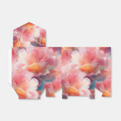 Ballotins Boîte de faveur florale (Déplié)