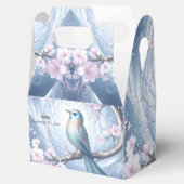 Ballotins Boîte de faveur florale Blue Bird (Ouvert)