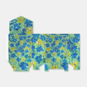 Ballotins Boîte de Faveur Florale de Ne m'oubliez pas (Déplié)