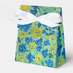 Ballotins Boîte de Faveur Florale Ne m'oubliez pas