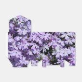 Ballotins Boîte de faveur florale violette (Déplié)