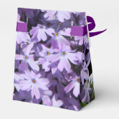 Ballotins Boîte de faveur florale violette (Arrière)