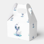 Ballotins Boîte de faveur Gable Canard Blanc Mignon (Arrière)