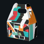 Ballotins Boîte de faveur géométrique<br><div class="desc">Vous cherchez cette boîte de faveur incroyable qui se démarque vraiment ? Ce design fort et audacieux provient d'un collage coloré géométrique réalisé avec des découpures de magazines et il appartient à notre collection Collage. Aimez-vous cette boîte de faveur géométrique ? N'oubliez pas de découvrir la grande variété de produits...</div>
