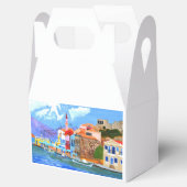 Ballotins Boîte de faveur Grèce Belle (Ouvert)