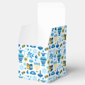 Ballotins Boîte de faveur Hanukkah joyeuse (Ouvert)