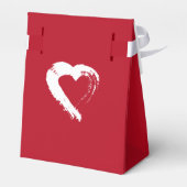 Ballotins Boîte de Faveur Lune Cœur  (Arrière)