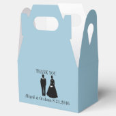 Ballotins Boîte de Faveur Mariage à pignons (Ouvert)