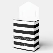 Ballotins Boîte de Faveur Mariage, Grandes Blances et Noires (Ouvert)