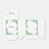 Ballotins boîte de faveur mariage succulente aquarelle (Déplié)