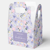 Ballotins Boîte de Faveur Papillon Violet (Ouvert)