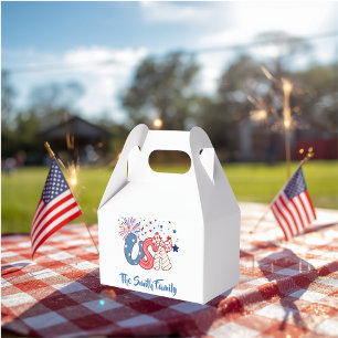 Ballotins Boîte de faveur personnalisée USA