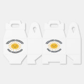 Ballotins Boîte de faveur Petit Soleil (Déplié)