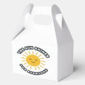 Ballotins Boîte de faveur Petit Soleil (Verso)