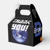Ballotins Boîte de faveur Planètes, Espace, Terre (Arrière)