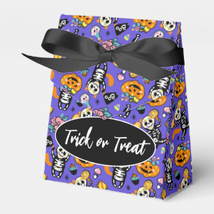 Ballotins Boîte de faveur pour Halloween Trick or Treat