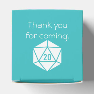 Ballotins Boîte de Faveur Tabletop Chic en Turquoise