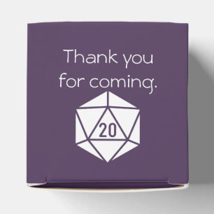 Ballotins Boîte de Faveur Tabletop Chic en Violet