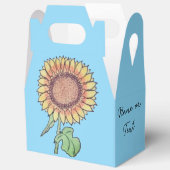 Ballotins Boîte de faveur Tournesol (Ouvrir)