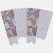 Ballotins Boîte de faveur violette abstraite (Déplié)
