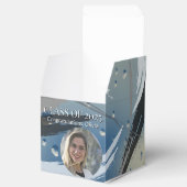 Ballotins Boîte de faveurs à coups de pinceau noir, blanc et (Ouvert)