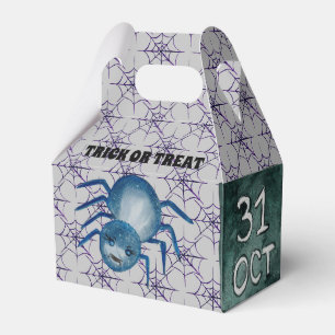 Ballotins Boîte de Faveurs Araignée et Toiles pour Halloween