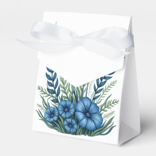 Ballotins Boîte de faveurs Boho Emballage floral pour mari